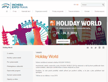 Tablet Screenshot of holidayworld.cz